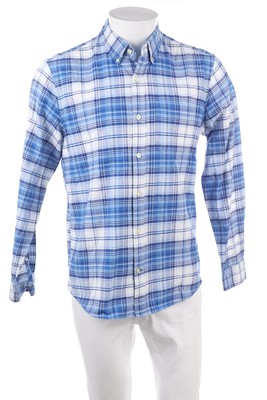 GAP kariertes Button-down-Hemd S Blau
