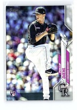 2020 Topps Update Series Phillip Diehl #U-16 Advanced Stats /300 Rookie RC