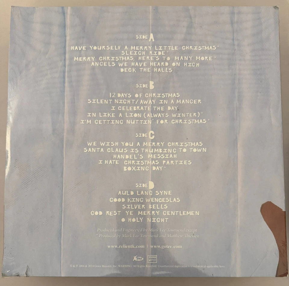 RELIENT K – LET IT SNOW, BABY... LET IT REINDEER - VINYL 2LP NEW - A13 - Image 2 of 2