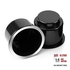 Cup Holder Insert 2pcs For Rv Boat Car Couch Golf Cart - Elegant Chrome - 2 Pack Cup Holder Insert 2pcs For Rv Boat Car Couch Golf Cart - Elegant Chrome - 2 Pack