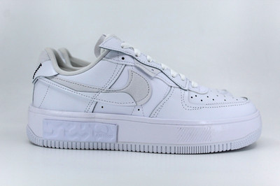 Nike Air Force 1 Fontanka Triple White Sneaker UK 6,5 DH1290-100 Leder Schuhe