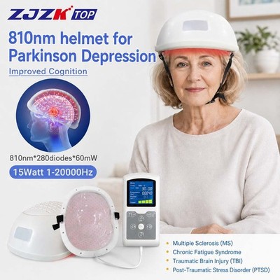 810nm Brain Photobiomodulation Helmet NearInfrared Light for Alzheimer Cognition