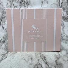 Dock & Bay 100% Recycled Makeup Remover Pads Pack of 3 Pink Washable Reusable