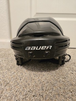 Bauer BHH7500L Black Ice Hockey Open Face Helmet Small HECC CSA Certified READ