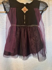 Disney Princess Dress Frozen II Size 3T and Elsa Doll 11 Costume W/Mesh Overlay