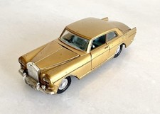 Dinky Rolls Royce Silver Cloud III, No 127 Gold, Blue Interior, Die Cast Toy Car