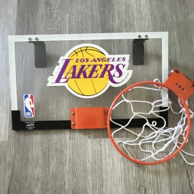 Rawlings Los Angeles Lakers NBA Wall-Mounted Mini Hoop Backboard Rim Net