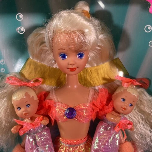1993 Barbie Mermaid Skipper & Sea Twins Set NRFB Mattel Vintage