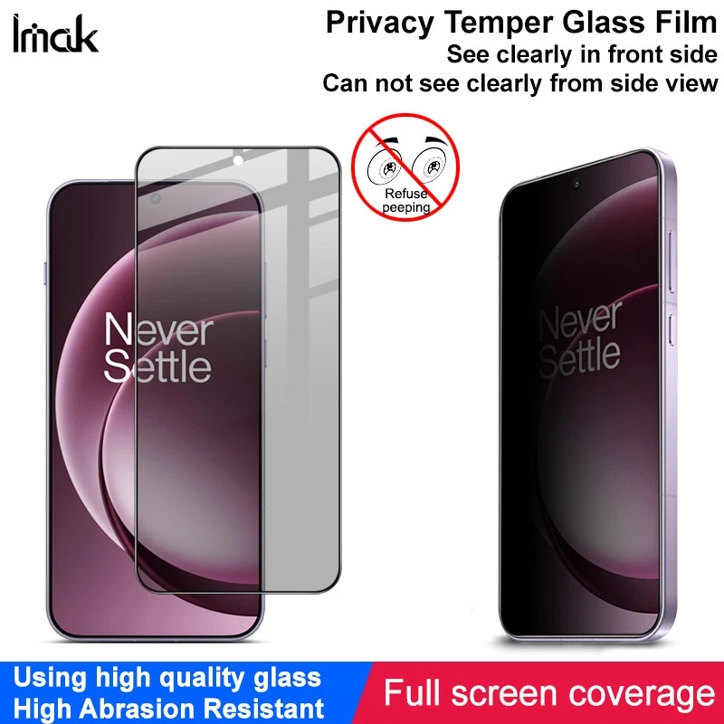 For OnePlus 15 5G, imak Privacy Tempered Glass Film Full Screen Protector - Image 3 of 4