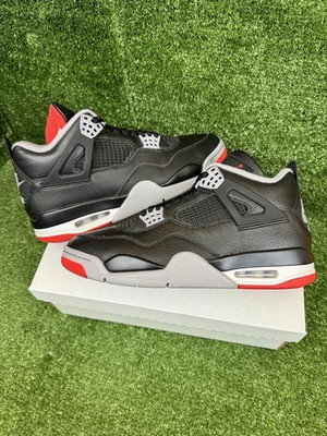 Size 9.5 - Air Jordan 4 Retro Bred Reimagined | eBay