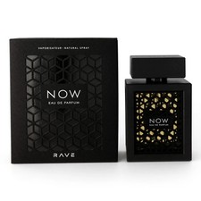 Rave Now Black by Lattafa, 3.4 oz EDP Spray for Unisex