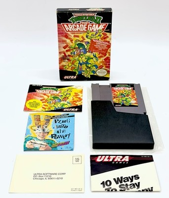 Infant Annihilator 1st＋3rd(2ndケースオマケ) NES Teenage Mutant Ninja Turtles II 2 Arcade RARE PIZZA HUT CIB