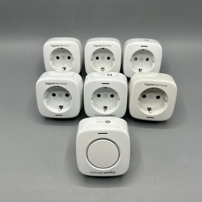 Gigaset Elements Smart Home System Bundle Konvolut Set 6x Plug 1x Siren, TOP 