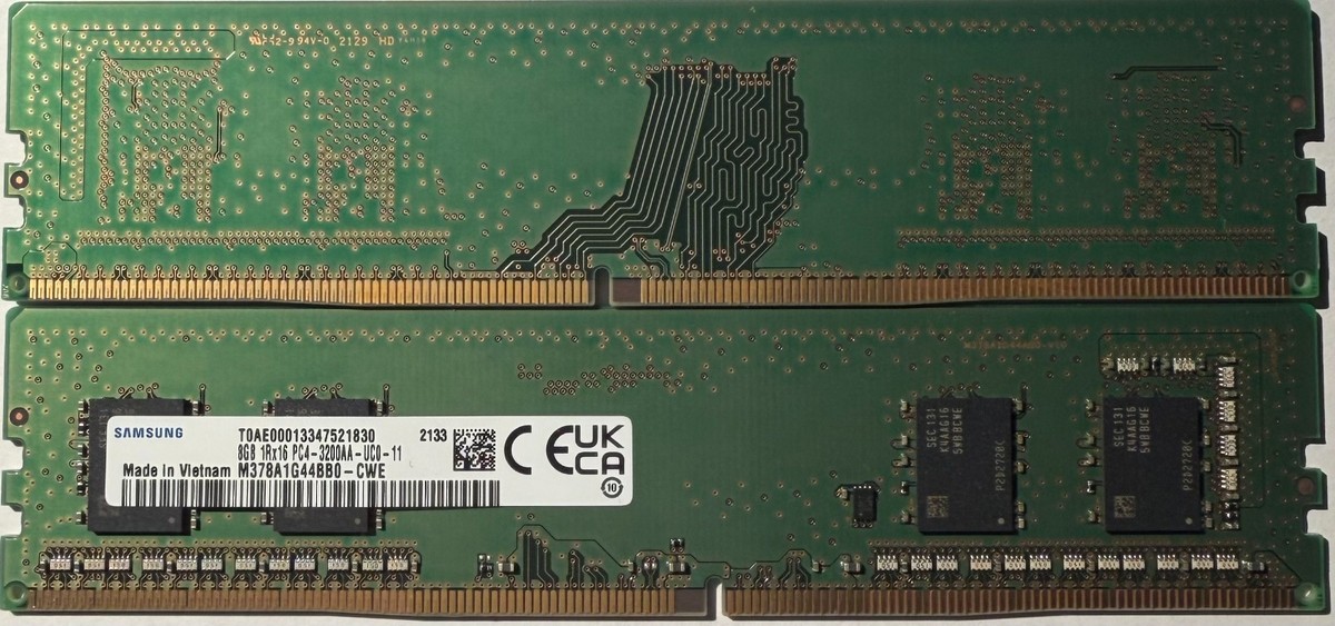 Samsung 8GB 1Rx16 PC4-3200AA DDR4 memory | eBay