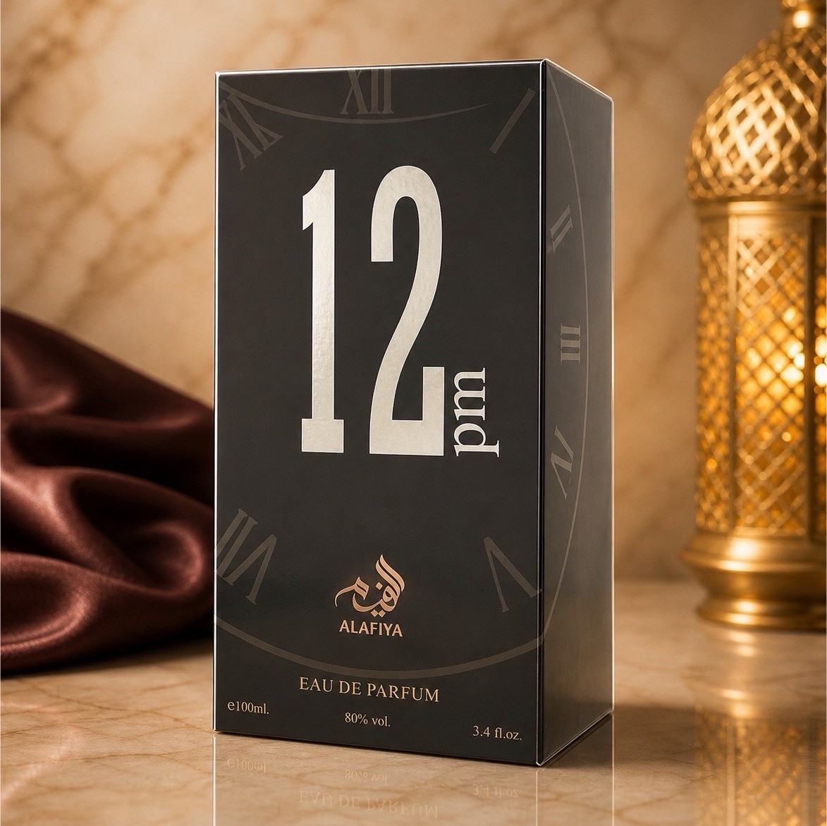ALAFIYA 12 PM Eau de Parfum Spray 3.4 fl oz | Luxury Fragrance | Long-Lasting