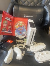 Nintendo Wii Console  Power, HDMI, Mario  Zelda Games - No Wiimotes - Working