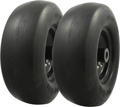 00232-2PK Universal Fit Flat-Free 11X4.00-5 Tire and Wheel Assembly, Zero Turn L