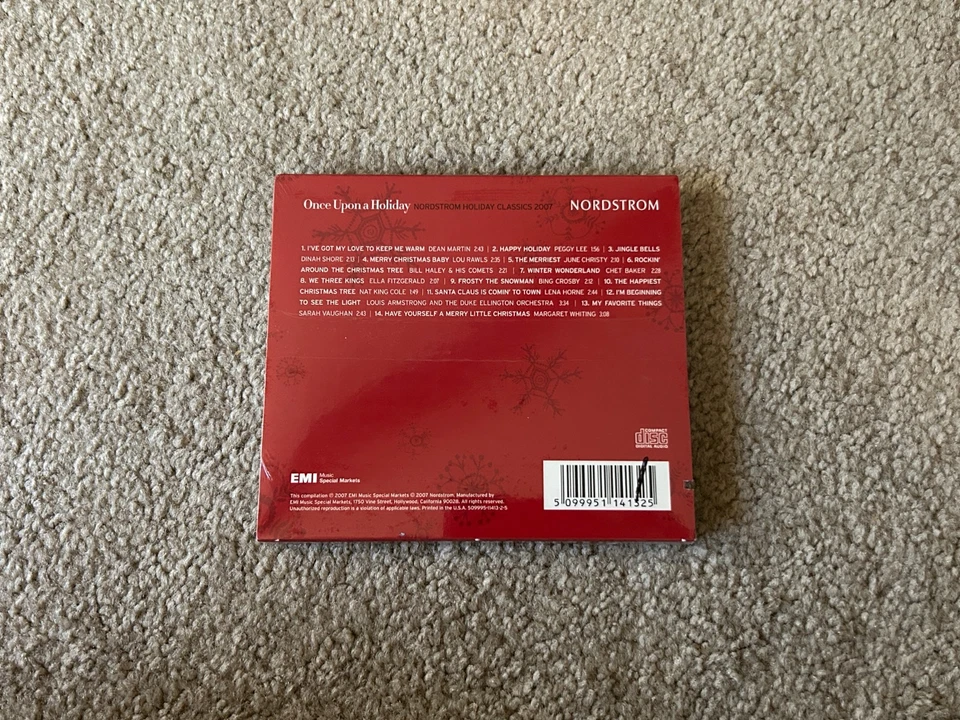 Nordstrom Classic Once Upon A Holiday Christmas CD Various Artists SEALED NEW Foto 2 de 2