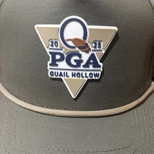 🏆2025 PGA Championship Quail Hollow Branded Bills Canvas Rope Golf Hat🏆