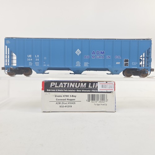 Tolva cubierta de 3 bahías Walthers Platinum escala HO UELX #30426 Evans 4780 | Zustand: Used