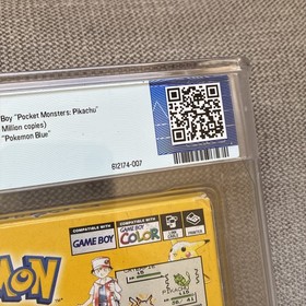 Pokemon Yellow (CIB) PSA Graded 7.0 Nintendo Gameboy Special Pikachu Edition!