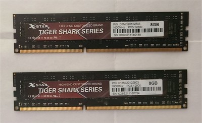 SET OF TWO TIGER SHARK SERIES  P.N. D1MG20122803 S.N. X08B211160234 8GB