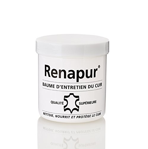 Baume cuir Renapur 220ML imperméabilisant et nourrissant avec ses éponges