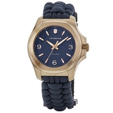 New Victorinox Swiss Army I.N.O.X. V Quartz Blue Dial Women's Watch 241955 - Image 1