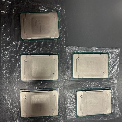 Set of 5 Intel Xeon Silver 4116 2.1GHz