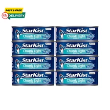 Starkist Chunk Light Tuna in Water, 5 Oz (8 Pack) Canned Tuna Fish, Wild Caught,