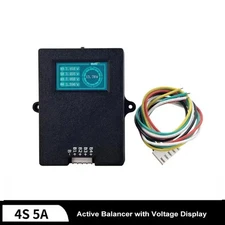 4S 5A Active Balancer with Display for Lifepo4 Li-ion Battery Balancer Equalizer