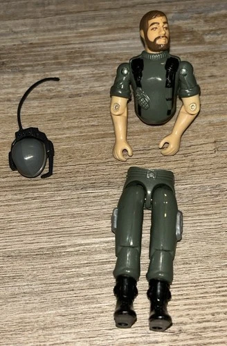 GI Joe Breaker 1983 Headset Helmet Backpack! Swivel Arm ARAH Needs O Ring
