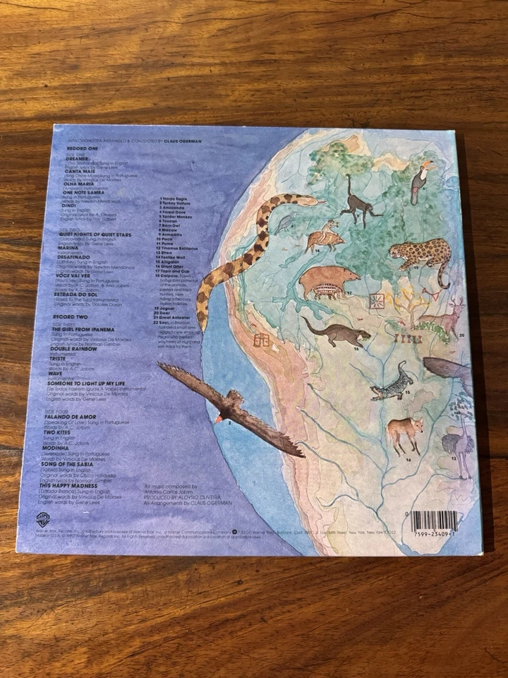 Antonio Carlos Jobim Terra Brasilis Double LP 1980 2B 3409 NEAR MINT - Image 2 of 4