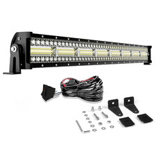 Terrain Vision Led Light Bar 32 Inch Triple Row 180W Flood Spot Combo Beam Off