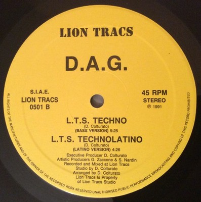 D.A.G. - L.T.S. Techno, 12'', (Vinyl)
