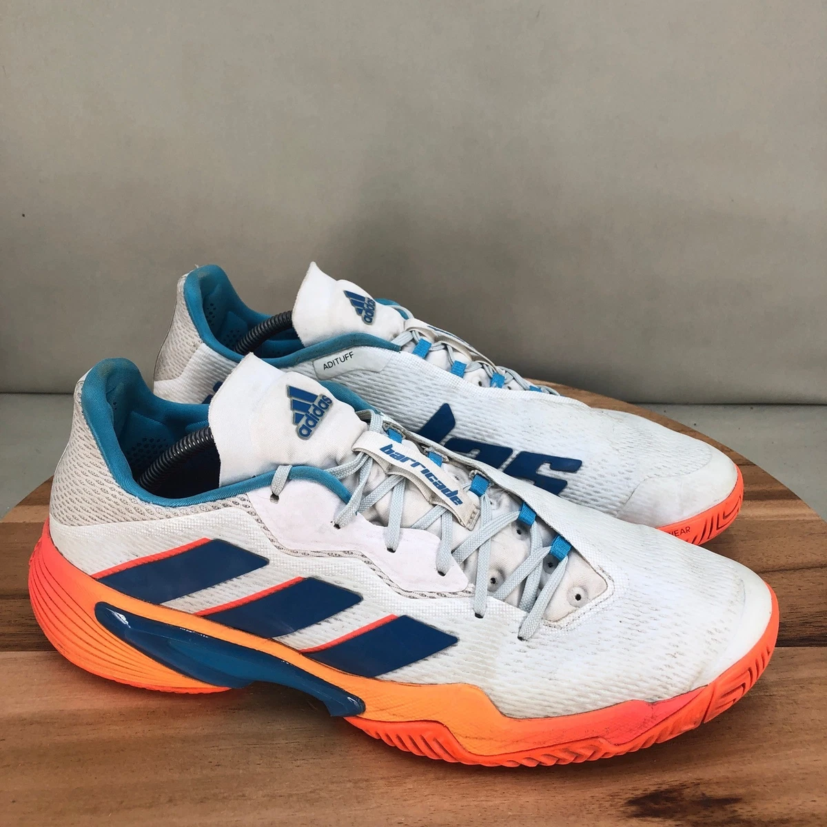 Adidas Barricade Blue Rush White for sale | eBay