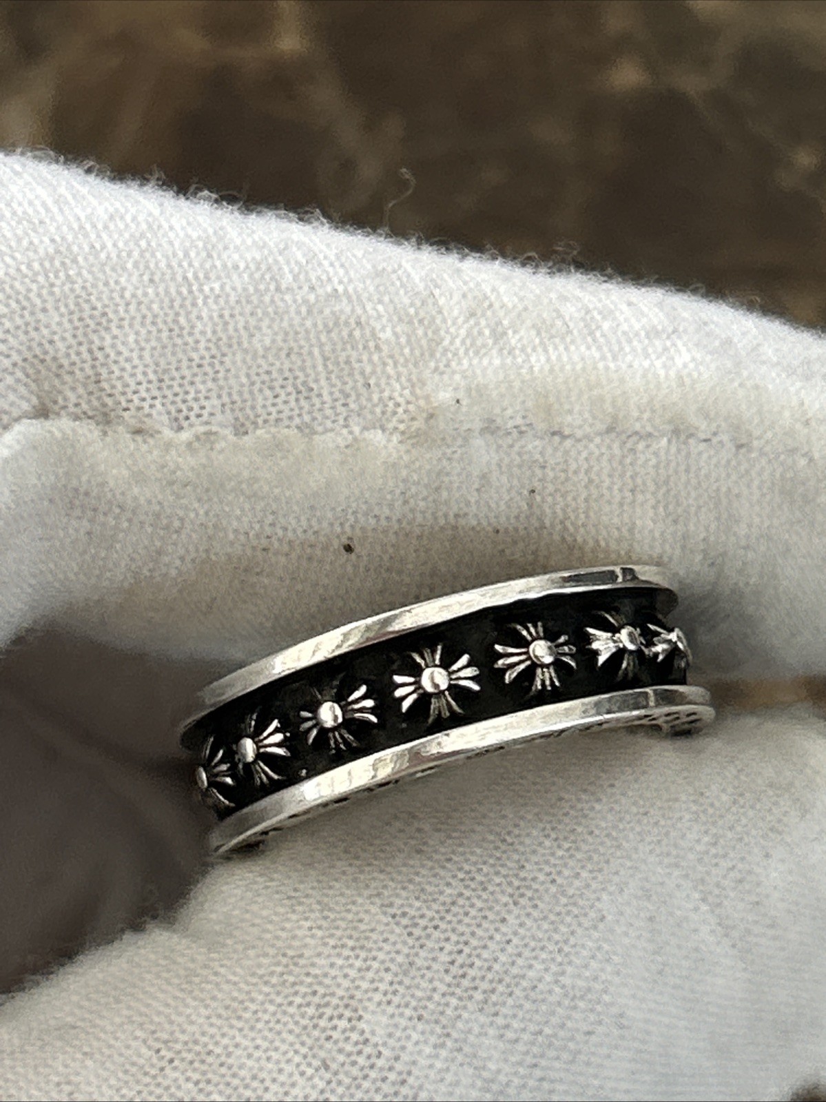 Chrome Hearts Tiny E Cross Stamped Ring Size 9 ,9… - image 6