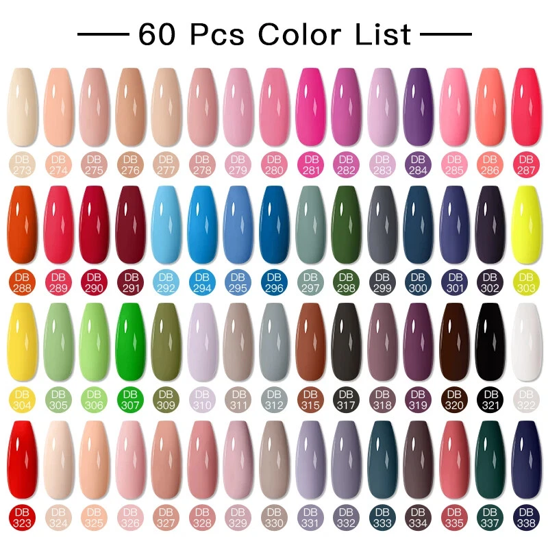 120/60/40/24 Colors Gel Nail Polish Set Hybrid Gel Varnish UV LED Nail Gel Kits
Opens in a new windo