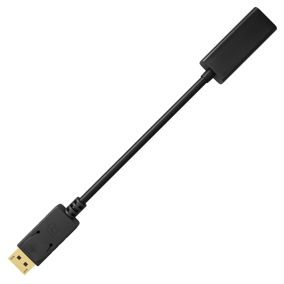 DisplayPort Stecker auf HDMI Buchse 4K Adapter 1080p Konverter DP TV Kabel Video - Bild 4 von 4