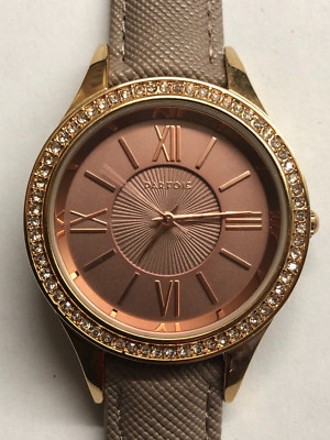Parfois Gold Tone Ladies Quartz Watch, Ex. Used Condition, New Battery