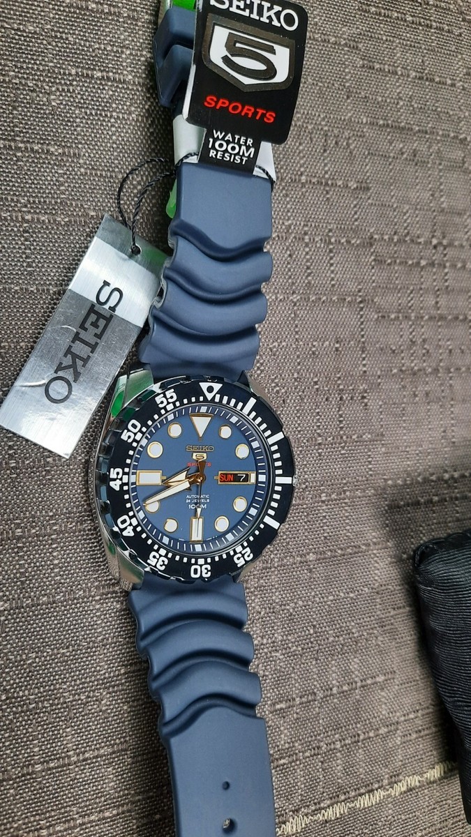 Seiko 5 Sports Blue Men's Watch - SRP605K1 for sale online