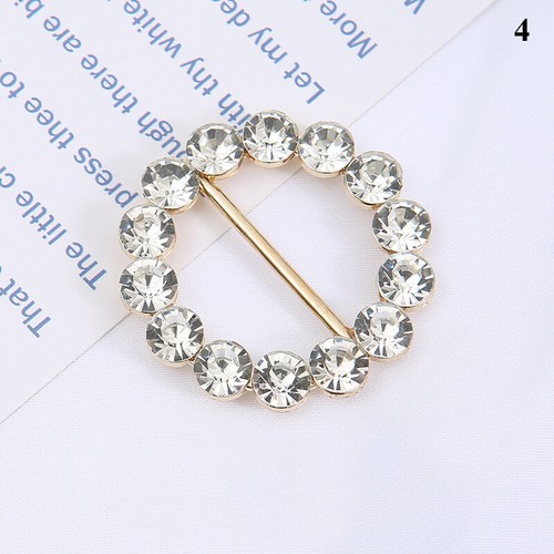 Pearl Rhinestone Buckle Corner Knot Buckle Ring Waist Buckle Light Luxury c - Picture 2 of 21