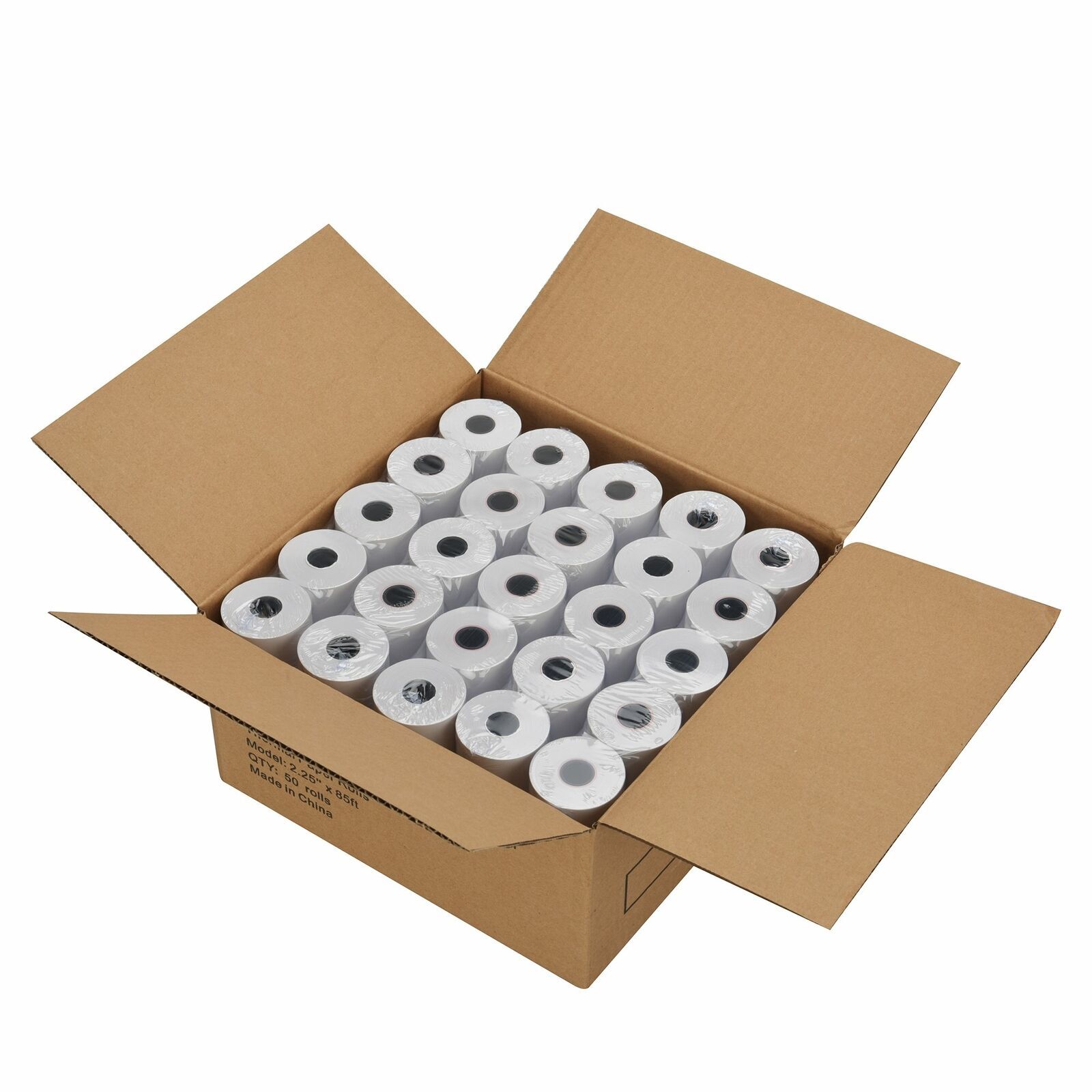 как выглядит 2 1/4 x 50 Thermal Paper 100 Rolls Credit Card Cash Register POS Receipt Paper фото