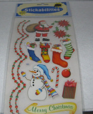 Stickabilities - Stickers -Christmas Theme - Older Stock -