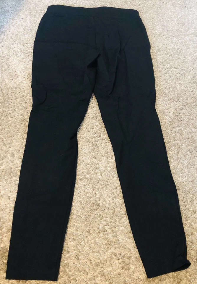 Pantalones informales halógenos negros para mujer S Petites (A7) Foto 3 de 3