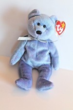 Ty Beanie Baby Clubby II Purple Bear 1999 Retired Mint with Tag New