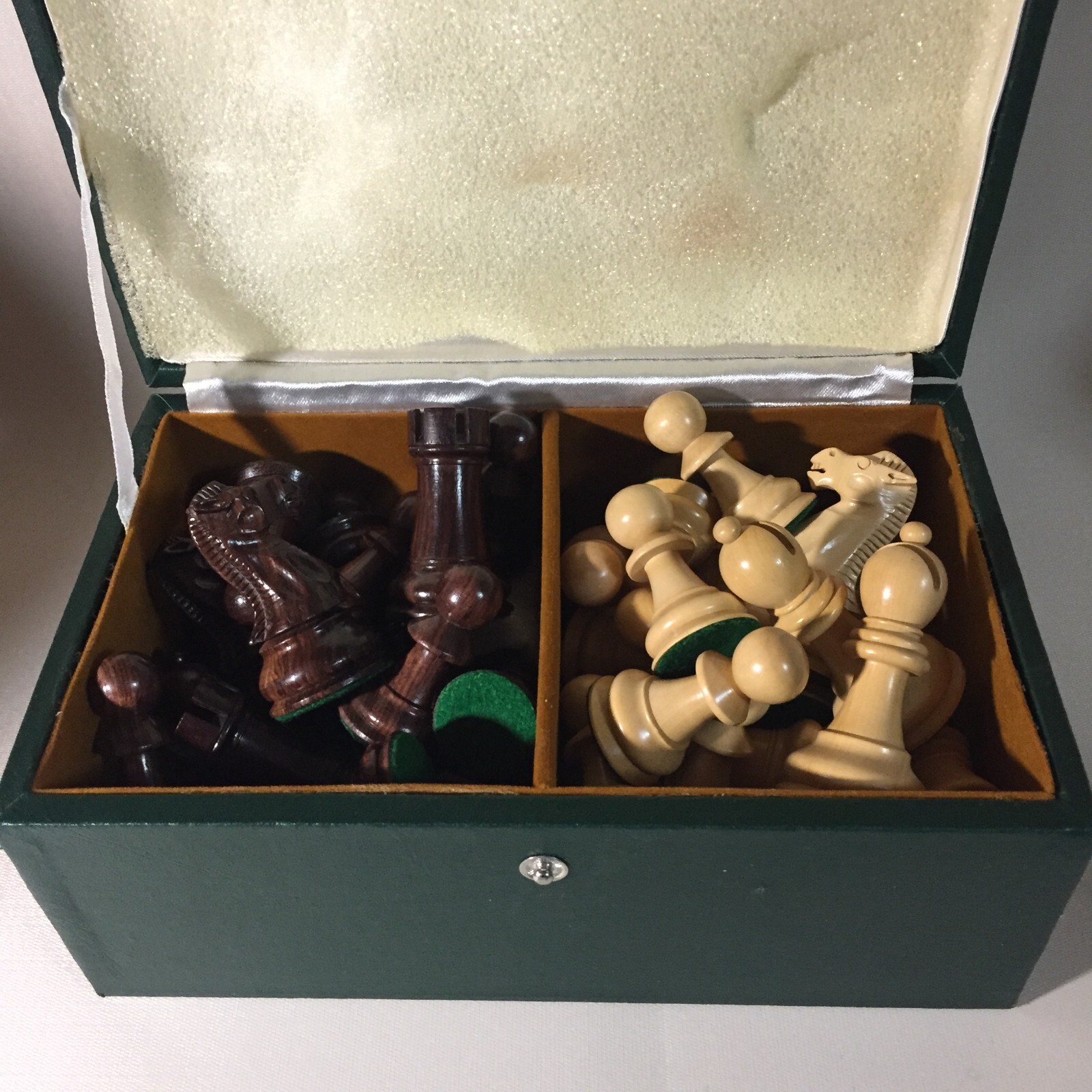 Vtg House of Staunton Reykjavik II Rosewood Tournament Chess Set 3.75