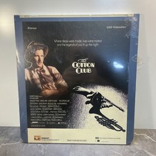 RCA CED Videodisc "The Cotton Club" 2 discs. NEW SEALED