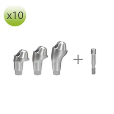 x10 Angled Multi-Unit Exact Mini Conical  Abutment 17°/30° Neodent GM compatible