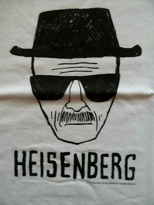 Damen Tank Top BREAKING BAD Heisenberg Walter White NEU weiß Gr. L TV Kult Serie